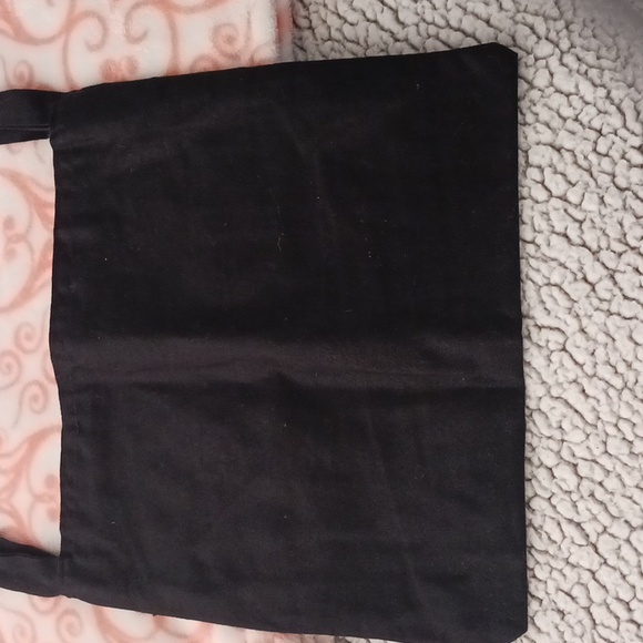 Handmade  "Che" Shoulder Crossbody Black Fabric Bag - Picture 4 of 6